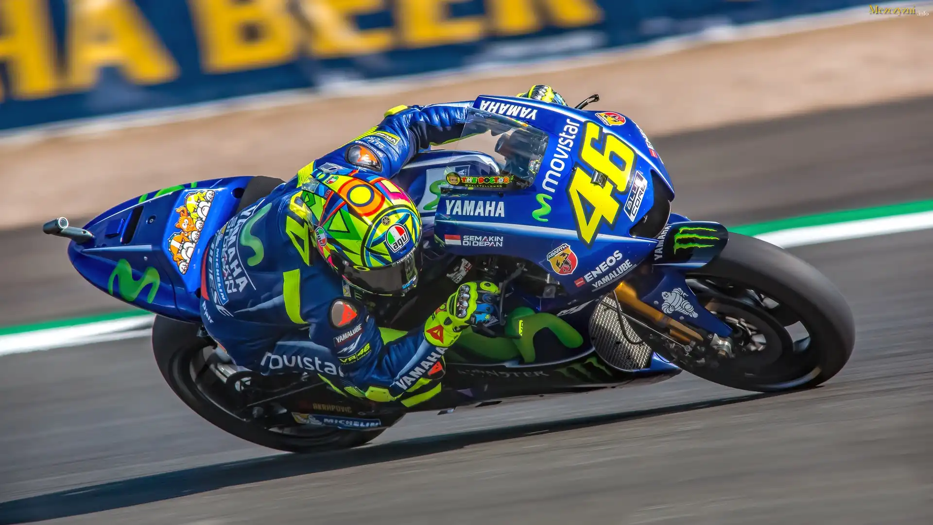Motocykl, Yamaha YZR-M1, Valentino Rossi, Prędkość, MotoGP, Wyścigi, Grand Prix Wielkiej Brytanii 2017, Silverstone Circuit