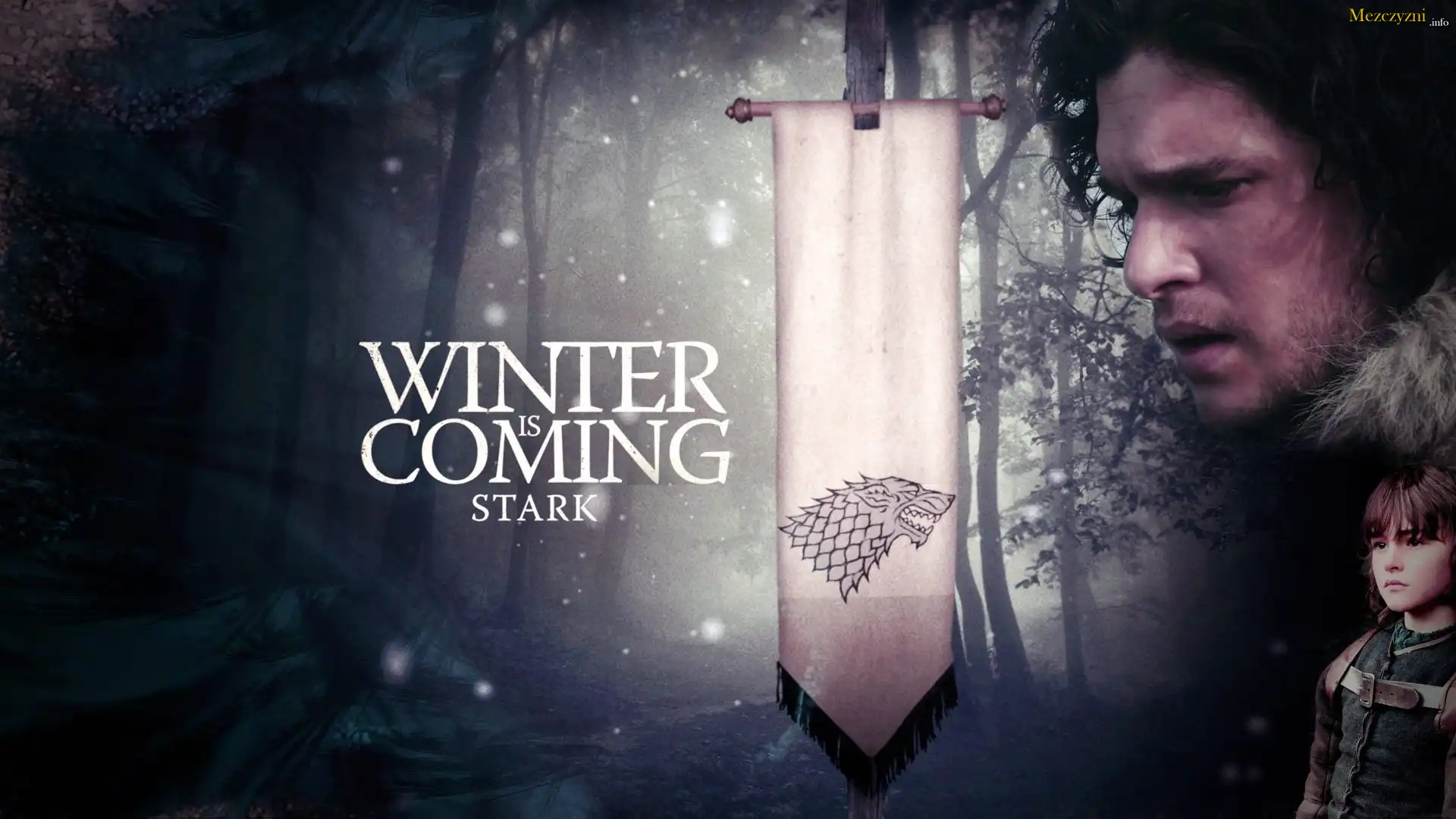 Gra o tron, Game of Thrones, Herb, Motto, Jon Snow - Kit Harington
