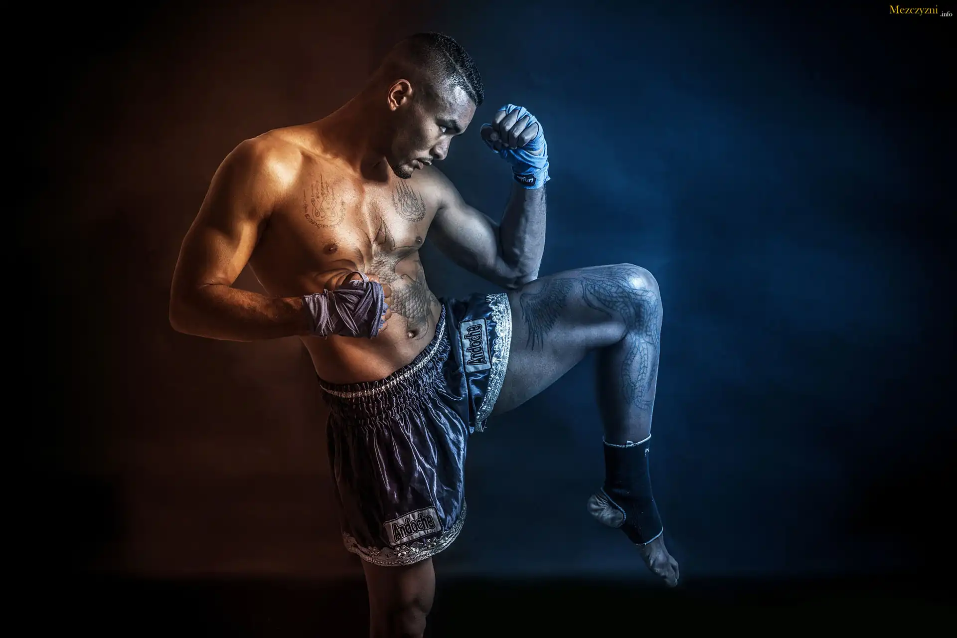 Trening, Stuka walki Muay Thai, Samuel Andoche, Tatuaż