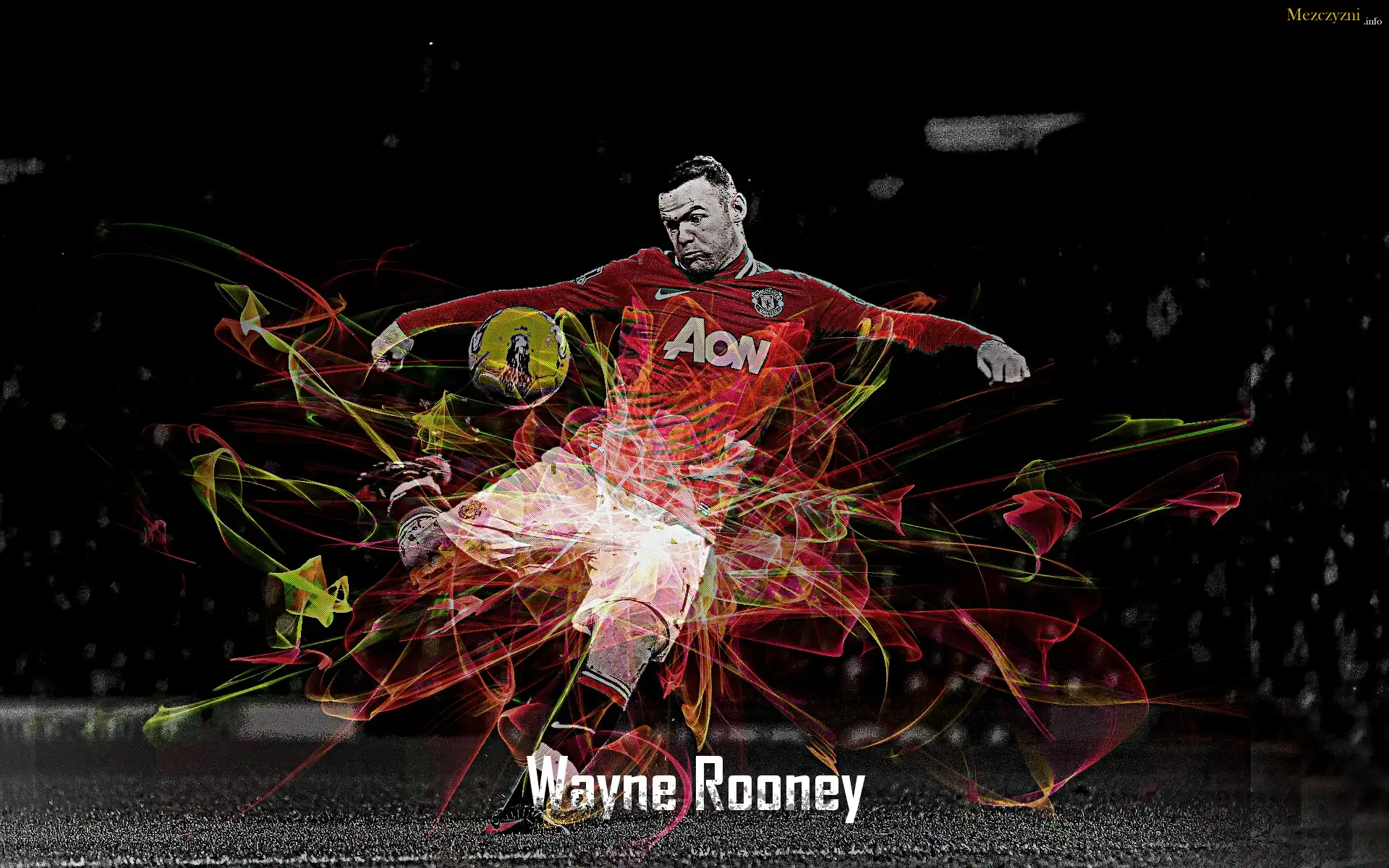 Wayne Rooney, Rooney, Manchester United, Mu, Red Devils, Czerwone Diabły, Piłkarz, Piłka Nożna